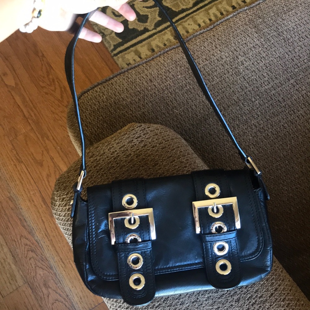 Versus by Versace small black leather purse